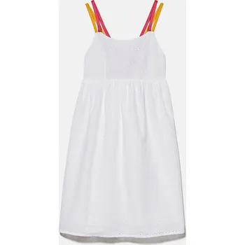Dívčí šaty Sisley Weiß 3119340 160