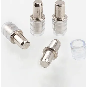 Obraz Kovová stříbrná podpěra police 4 ks