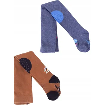 YOCLUB dětské punčocháče vícebarevné bavlna velikost 74