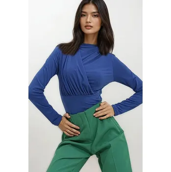 Dámské tričko trendyol Dunkelblau 5378954 L