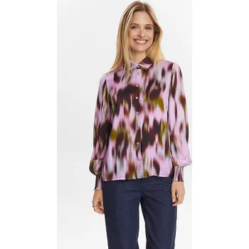 Dámské tričko NÜMPH Rosa/ Bordeaux 5279401 34