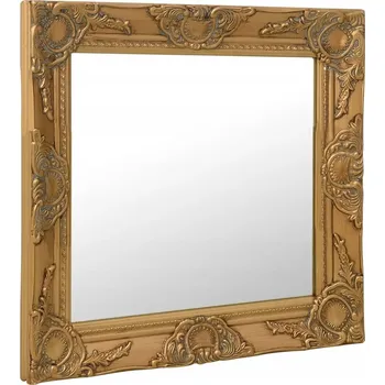 Zrcadlo Zrcadlo v barokním stylu, 50 x 50 cm, zlaté