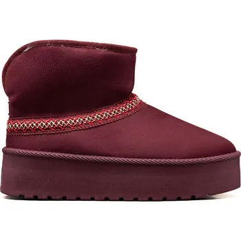 Dámské kozačky Boty C'M Bordeaux 9354408 37