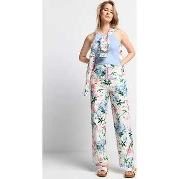 Dámské kalhoty Rich & Royal Creme/ Hellblau/ Rosa 2545508 36