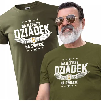 Pánské tričko Dárek tričko Nejlepší módní dědeček na světě Den dědečka 5XL