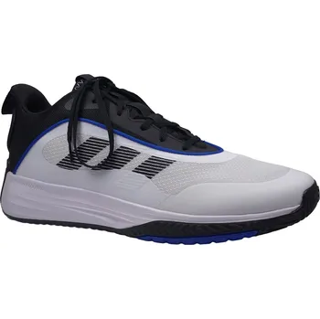 Pánská sálová obuv Basketbalová obuv, Adidas, OwnTheGame 3.0, bílo-černo-modrá: 32,5 49 EU (F) 50 2/3 (29187-29188)