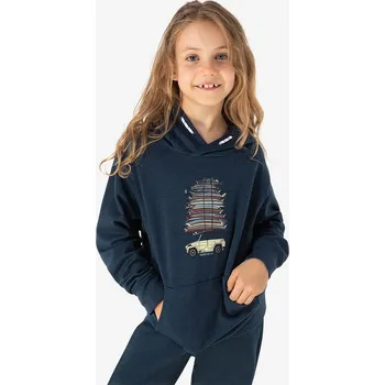 Dívčí mikina super.natural Dunkelblau 3550521 104