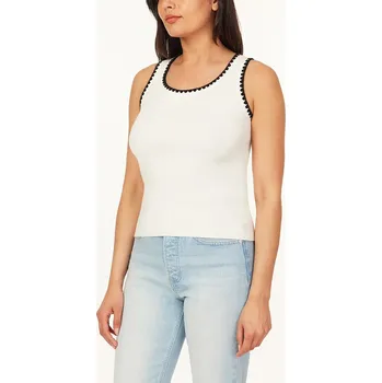 Dámské tričko Scotch & Soda Weiß/ Schwarz 2519579 L