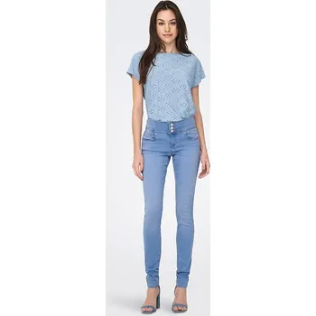 Dámské oblečení Tričko ONLY Hellblau 5163659 XS