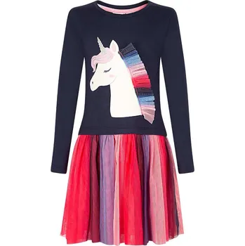 Dívčí šaty happy girls by Eisend Dunkelblau/ Rot 6717706 146