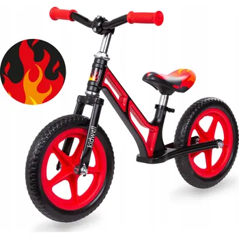 Dětské vozidlo Odrážedlo Kidwell COMET hořčíkové černo/červené