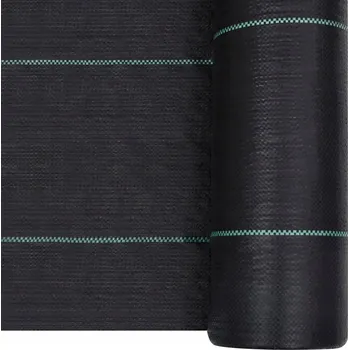 Mulčovací textilie Mulčovací textilie proti plevelu černá 200 x 1000 cm 60 g/m2