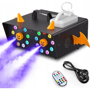 Výrobník mlhy Výrobník mlhy 1500 W s světelným efektem, LED disco mlha