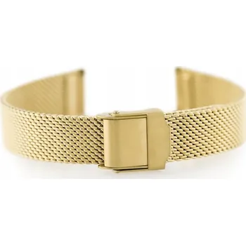 Hodinky Náramek 302G - kvalitní síťovina - zlatý - 14 mm