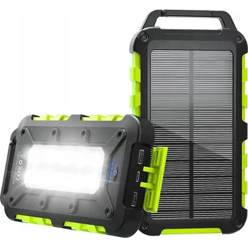 Powerbanka SOLÁRNÍ POWERBANKA 26800mAh PD 15W 3 USB VSTUPY IPX4 SVÍTILNA