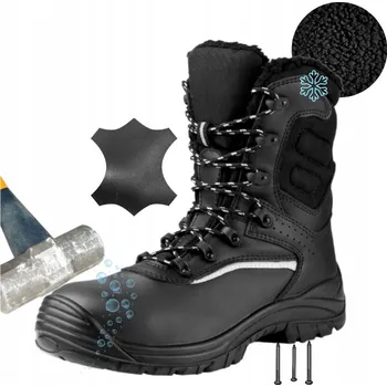 Pracovní obuv Pracovní zimní zateplené nepromokavé boty Specto s kompozitní špičkou