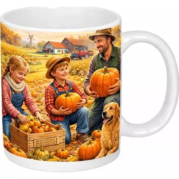 Hrnek s potiskem 330 ml podzim na farmě I CZ