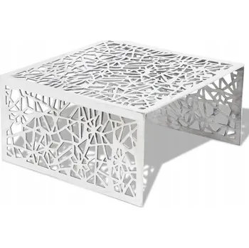 Obývací pokoj Kulatý stolek VidaXL čtvercový 69 x 69 x 35 cm, odstíny šedé