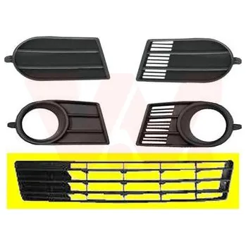 Nárazník Větrací mřížka, nárazník VAN WEZEL 5222590