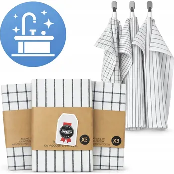 Utěrka UTĚRKY UTĚRKA KUCHYŇSKÁ NA NÁDOBÍ SAVÁ 45x60cm SADA 9 KS