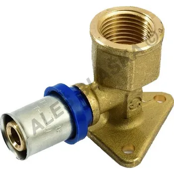 Fitinka GENERAL FITTINGS - Itálie | H-LINE lisovací nástěnka, PRESS pro PEX-AL, plastohliníkové trubky - 16x1/2" H1706