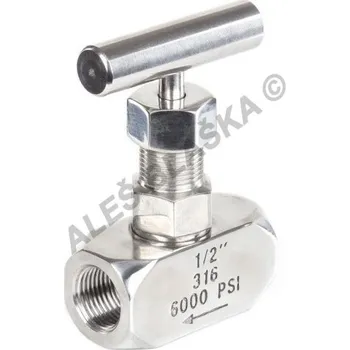 Ventil Jehlový kohout (ventil nerez) nerezový, FF - 3/8" N359