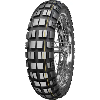 Pneumatika MITAS 140/80B17 E-10 69T TL DAKAR (ŽLUTÝ PROUŽEK) ZADNÍ DOT 2023 (24424) (náhradní:70001209) (MITAS 140/80B17 E-10 69T TL DAKAR (ŽLUTÝ PROUŽEK) ZADNÍ DOT 2023 (24424) (náhradní:70001209))