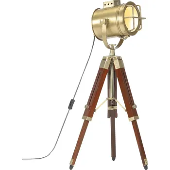 Stojací lampa vidaXL Stojací lampa na stativu masivní mangovníkové dřevo 69 cm