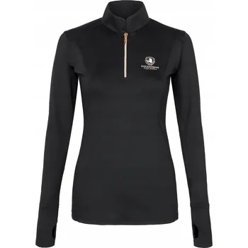 Dámské tričko Dámské funkční tréninkové tričko EQUESTRIAN QUEEN Bailey černé, velikost XS