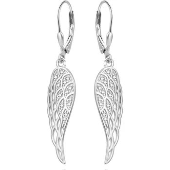 Šperk Stříbrné visací náušnice Andělská křídla AGUC2360L Agato