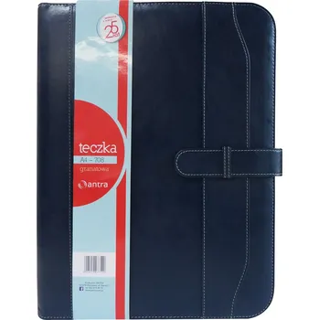 Aktovka na dokumenty ŠANON PRO DĚTI NA KRESLENÍ, DESKY A4 718 TMAVĚ MODRÁ ANTRA
