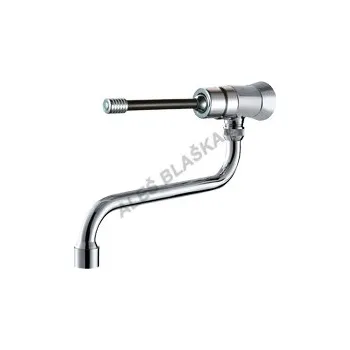 Ventil TENDER TR 15 s páčkou tlačítkový výtokový ventil časový nástěnný ramínko S - CHROM TR15 s páčkou