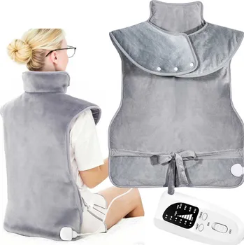 Polštář Elektrický vyhřívací Polštář na ramena a záda se 6 stupni nastavení teploty