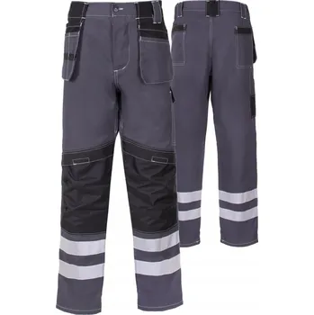 montérky PRACOVNÍ KALHOTY DO PASU COTTON 250 ŠEDÉ VELIKOST 54