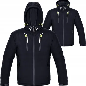 Bunda Specto zimní zateplená černá s kapucí velikost XXL