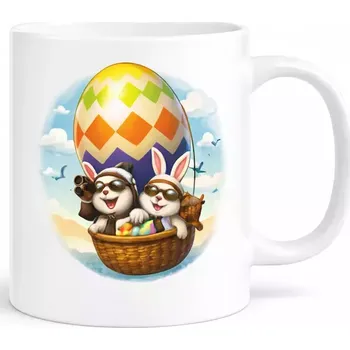 Hrnek s potiskem 330 ml létající vajíčko CZ