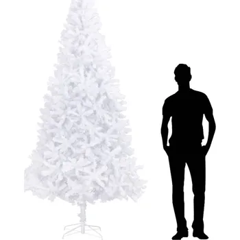 Vánoční stromek vidaXL Umělý vánoční stromek 300 cm bílý