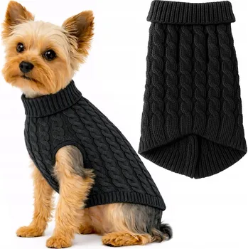 Obleček pro psa Obleček pro psa kočku Teplý Zimní Svetr Oblečení na Zimu Rolák S
