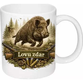 Hrnek 330 ml divočák s popisem CZ