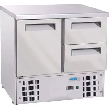 Lednice Chladící stůl s 1 dvířky a 2 zásuvkami, Arktic, GN 1/1, 247L, 220-240V/143W, 900x700x(H)855mm | 236765