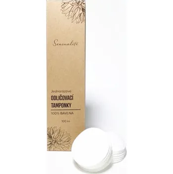 Odličovač SENSUALITÉ Odličovací tampony ze 100% bavlny MAXI balení