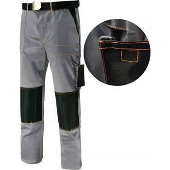 Pracovní obuv Pracovní kalhoty Specto šedé dlouhé velikost 48 s kapsou na metr