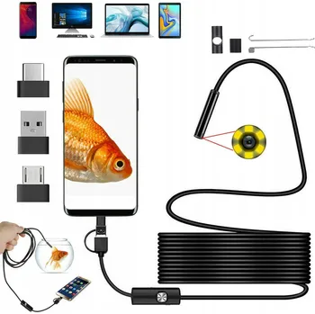 IP kamera ENDOSKOPICKÁ INSPEKČNÍ KAMERA pro PC, TELEFON Android HD 10m