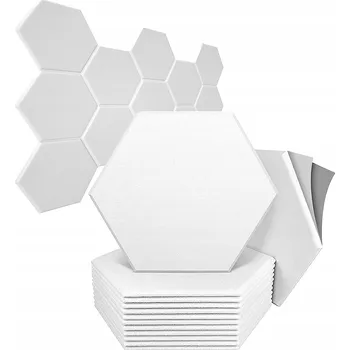 Hudebniny SAMOLEPICÍ AKUSTICKÉ PANELY BÍLÉ 30X26X0,9