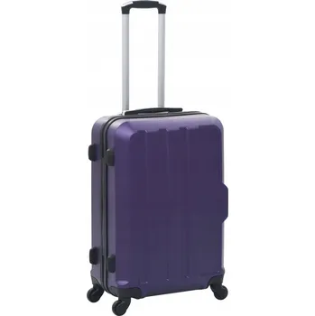 Sada tvrdých kufrů, 3 ks, fialová, ABS