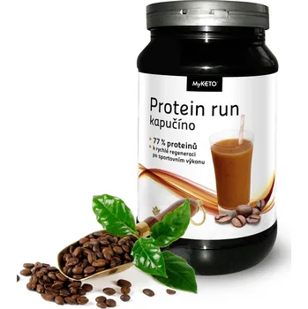 Nápoj pro sportovce MyKETO MAXI Run protein kapučíno 600g
