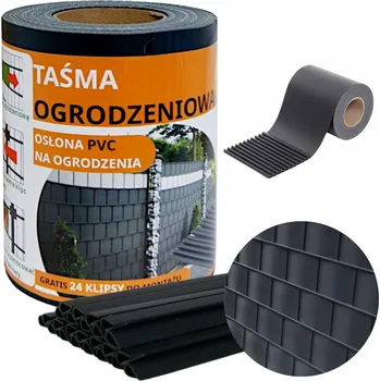 zahradní zástěna Stínící panelové pásy Ekspand bílá 19 cm x 35 m 450 g/m2