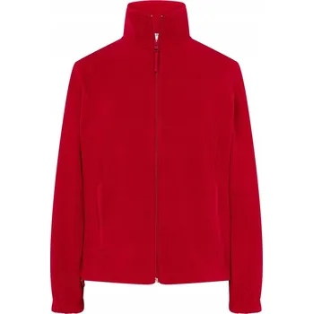 Dámská mikina Dámská mikina fleecová na zip JHK červená XL