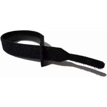 Organizace kabelů Stahovací pásky na suchý zip 25 x 300 mm, 10 ks, černé