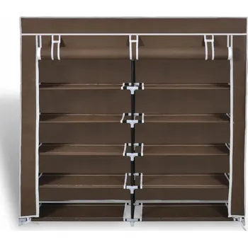 Botník Botník VidaXL 115 x 110 x 28 cm dub ořech